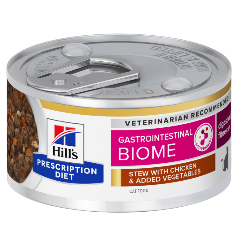 Hill’s Prescription Diet Gastrointestinal Biome Cat Food Chicken & Vegetable Stew (24x82g)