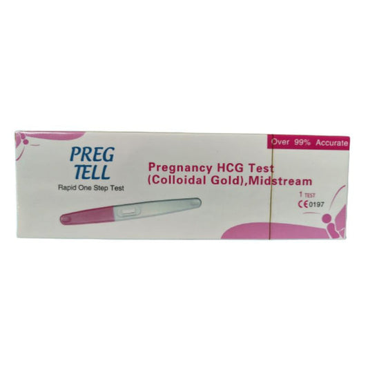 Preg Tell Hcg Pregnancy Test Midstrem 1T Device 1 PC