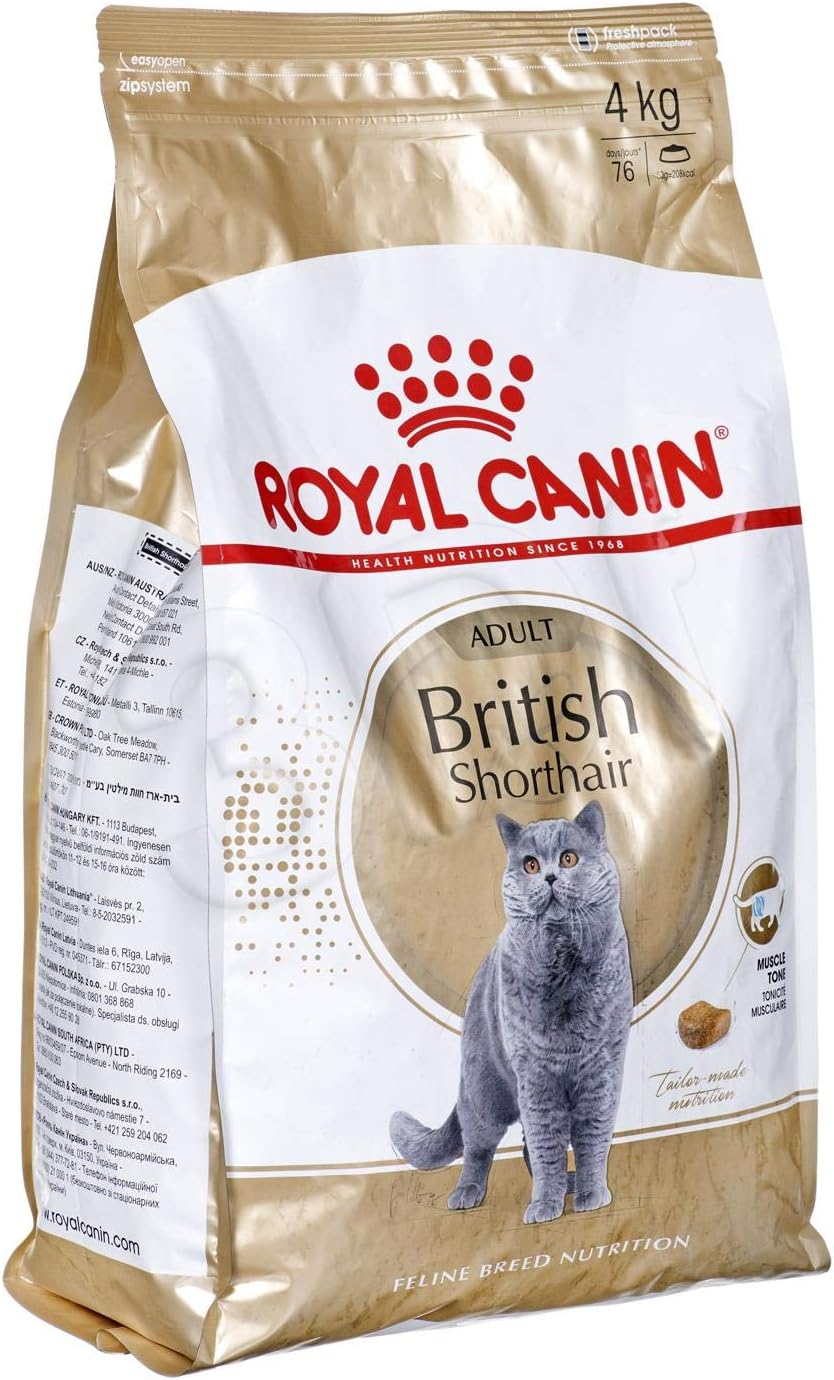 Feline Breed Nutrition British Shorthair Adult 4 KG